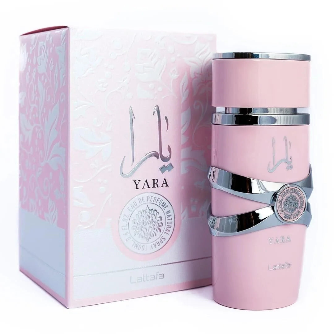 Lattafa Yara Pink Edition For Women Eau de Perfume Spray, 3.40 Ounce / 100 ml Long-Lasting Floral Scent Best Valentine's Day Gif