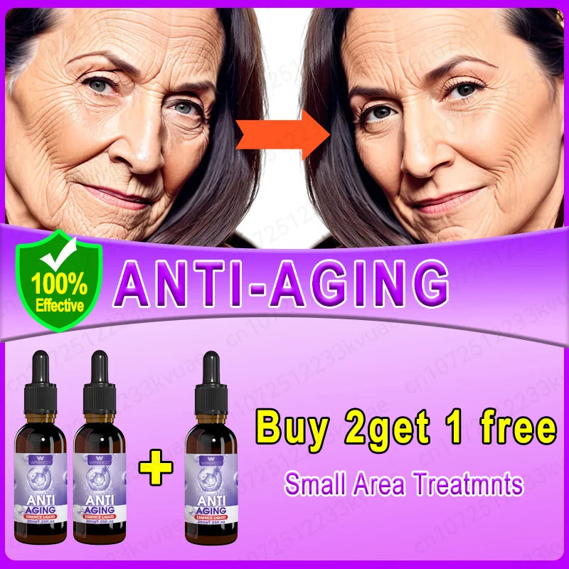 No wrinkles, 20 years younger