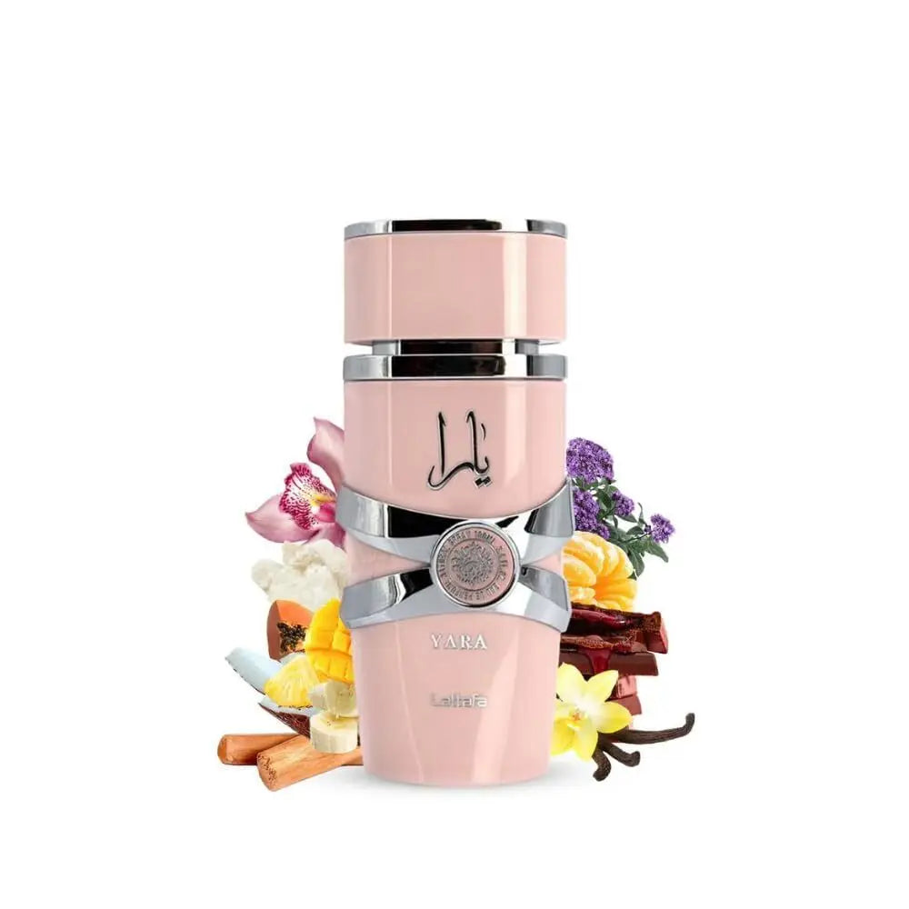 Lattafa Yara Pink Edition For Women Eau de Perfume Spray, 3.40 Ounce / 100 ml Long-Lasting Floral Scent Best Valentine's Day Gif