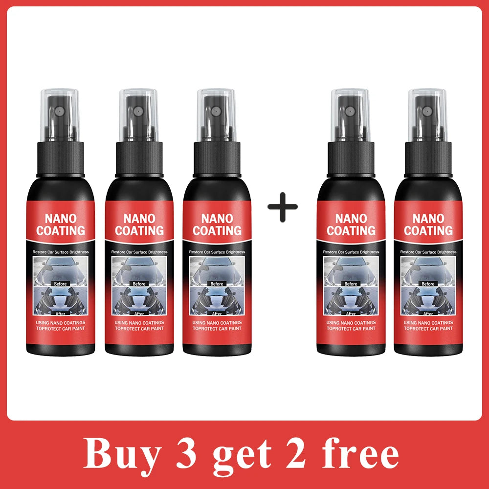 Car Nano Ceramic Coating Kit - Universal Professional Car Beauty, High Gloss Car Paint Repair Protection, Long-Lasting Gloss