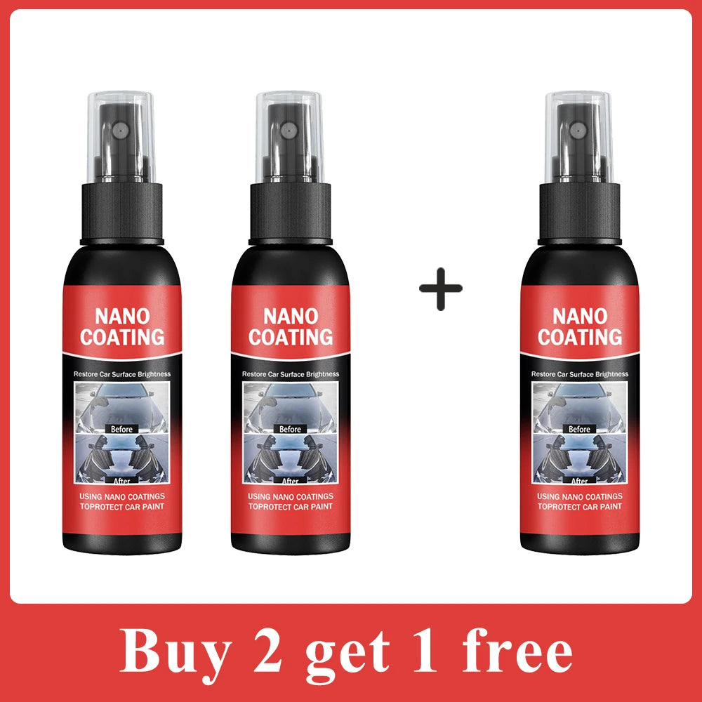 Car Nano Ceramic Coating Kit - Universal Professional Car Beauty, High Gloss Car Paint Repair Protection, Long-Lasting Gloss