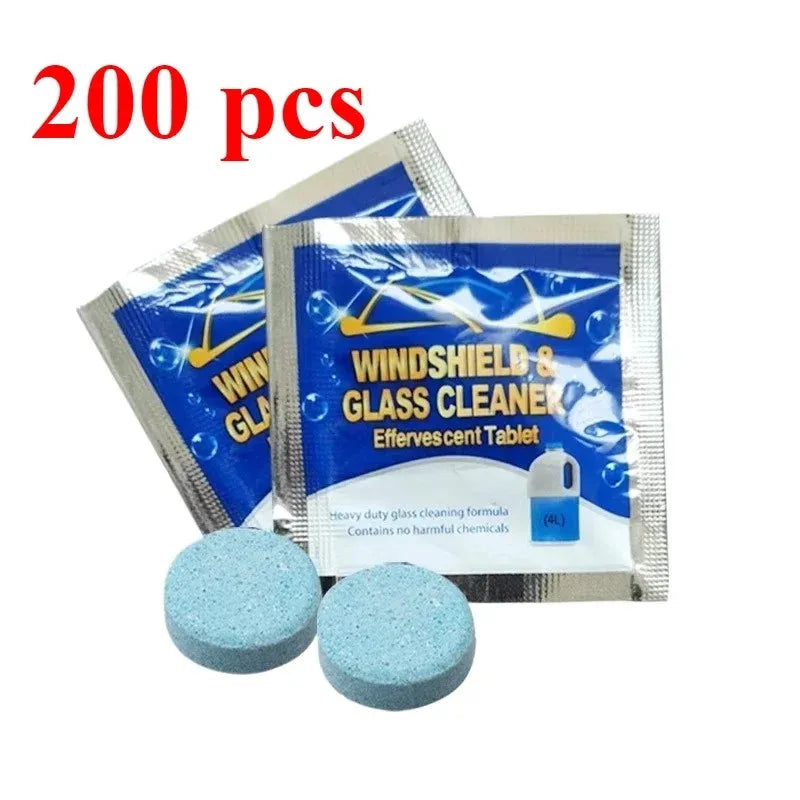 Car Windshield Glass Concentrated Washer Tablets Car Effervescent Washer Fluid Wiper Glass Solid Cleaning Tablets for Car Window