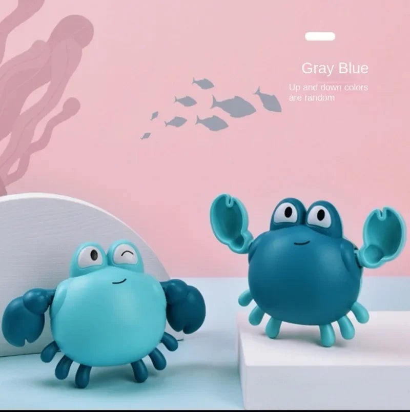 Bath Toys Cute Swimming Clown Fish Bath Toy for Toddlers Floating Wind Up Toys for Boy Girl New Born Baby Bathtub Toddler Toys